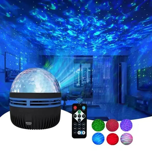 Polar Projection Night Light for Bedroom
