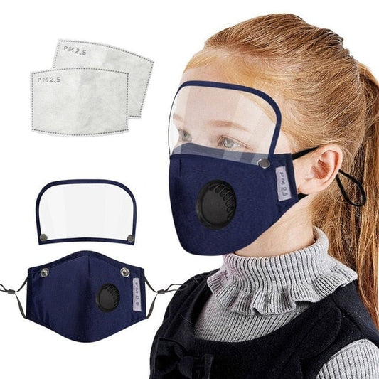 Kids Breathing Cubrebocas bandana scarf Mask India B China