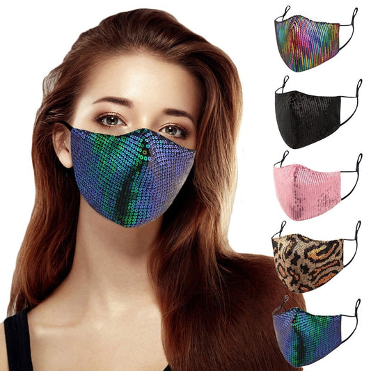 Ornaments Cartoon Print Adult Mask