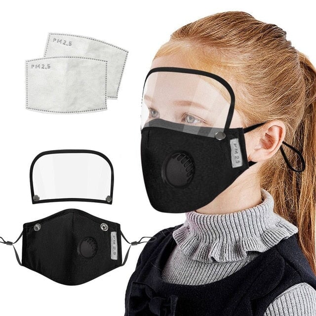 Kids Breathing Cubrebocas bandana scarf Mask India A China 