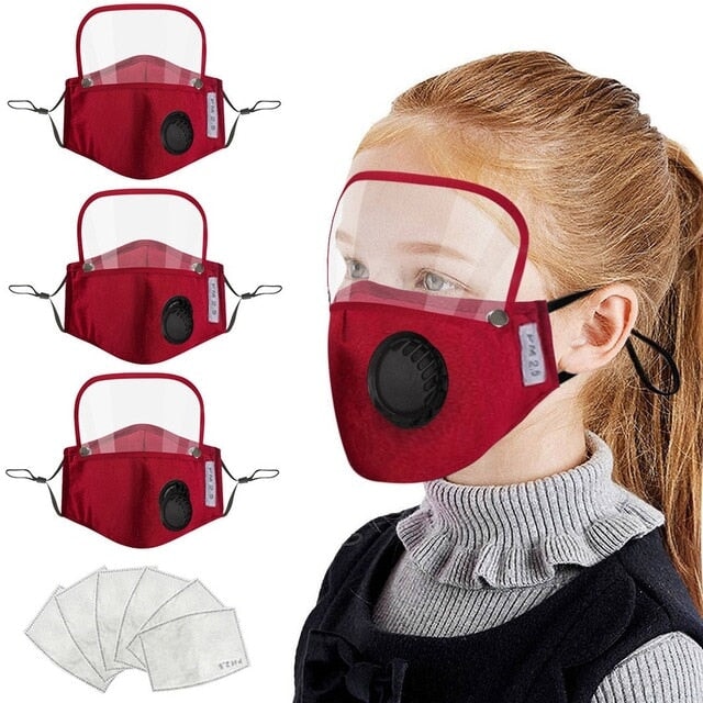Kids Breathing Cubrebocas bandana scarf Mask India J China 