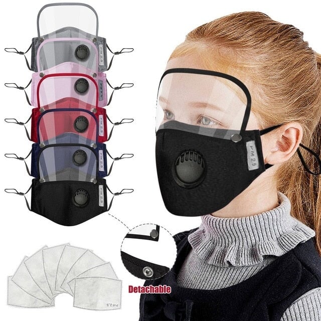 Kids Breathing Cubrebocas bandana scarf Mask India K China 