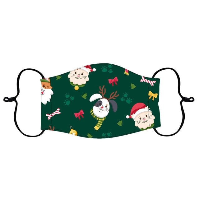 Children's Christmas Print Kid Scarf Mask India G China 