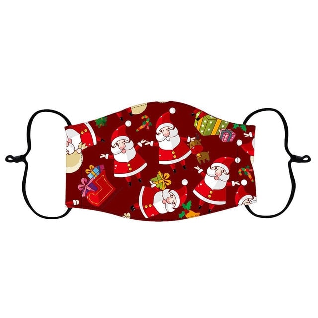 Children's Christmas Print Kid Scarf Mask India J China 