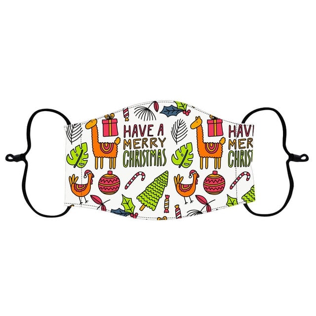 Children's Christmas Print Kid Scarf Mask India M China 