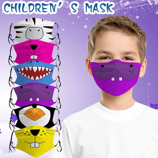 Cartoon Pattern Scarf Fashion Children Kids