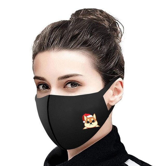 Adult's Prints Protection Face Mask Washable Mask India 1PC 3 