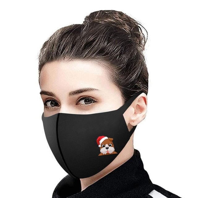 Adult's Prints Protection Face Mask Washable Mask India 1PC 2 