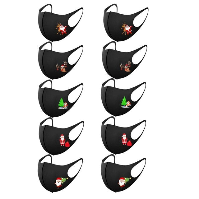 Adult's Prints Protection Face Mask Washable Mask India 10PCS 
