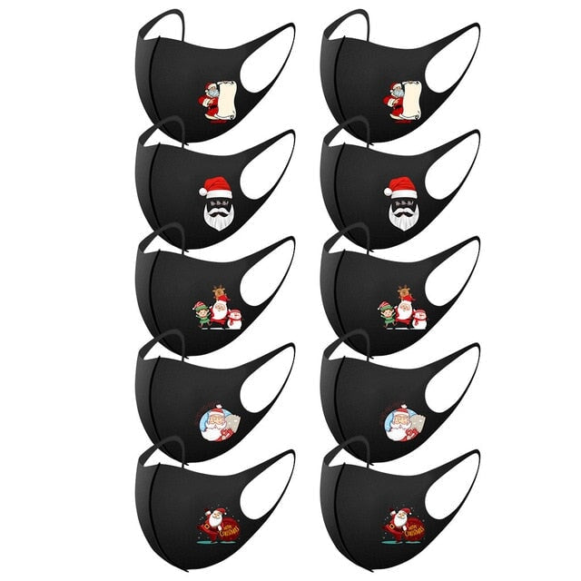Adult's Prints Protection Face Mask Washable Mask India 10PCS 1 