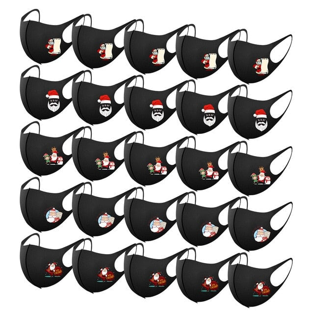 Adult's Prints Protection Face Mask Washable Mask India 25PCS 1 