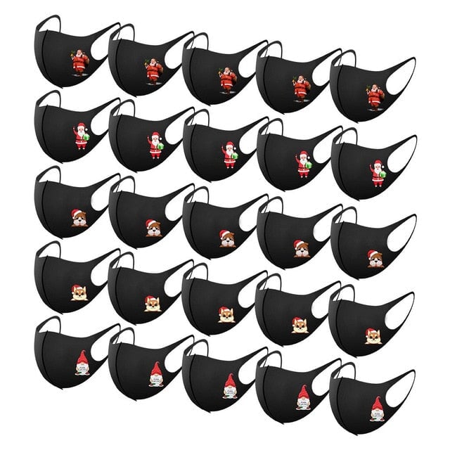 Adult's Prints Protection Face Mask Washable Mask India 25PCS 2 